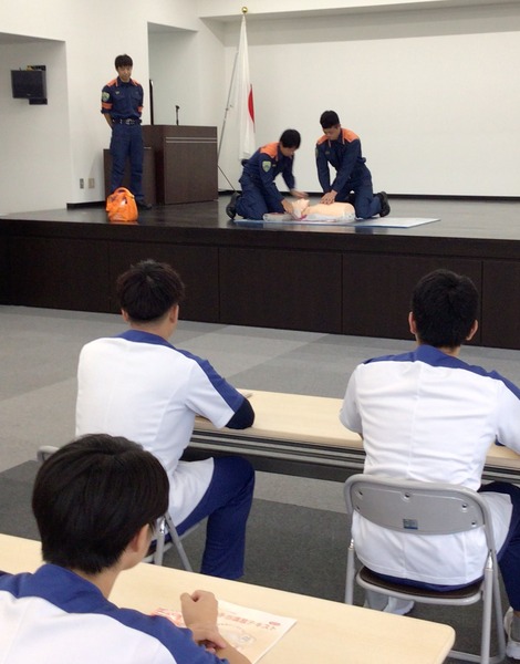 BLS実演披露